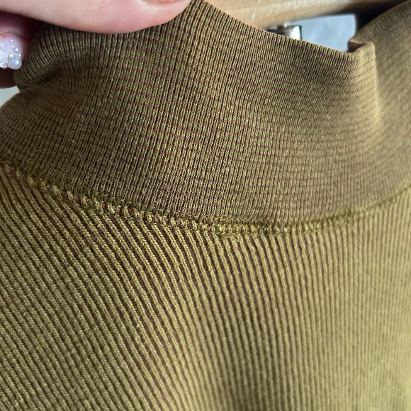 Men's Olive Green Top - Picture 3 of 4